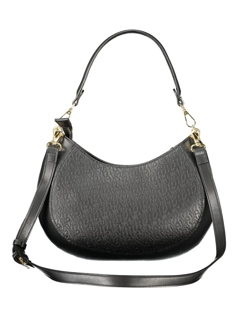 Black Polyurethane Women's Bag