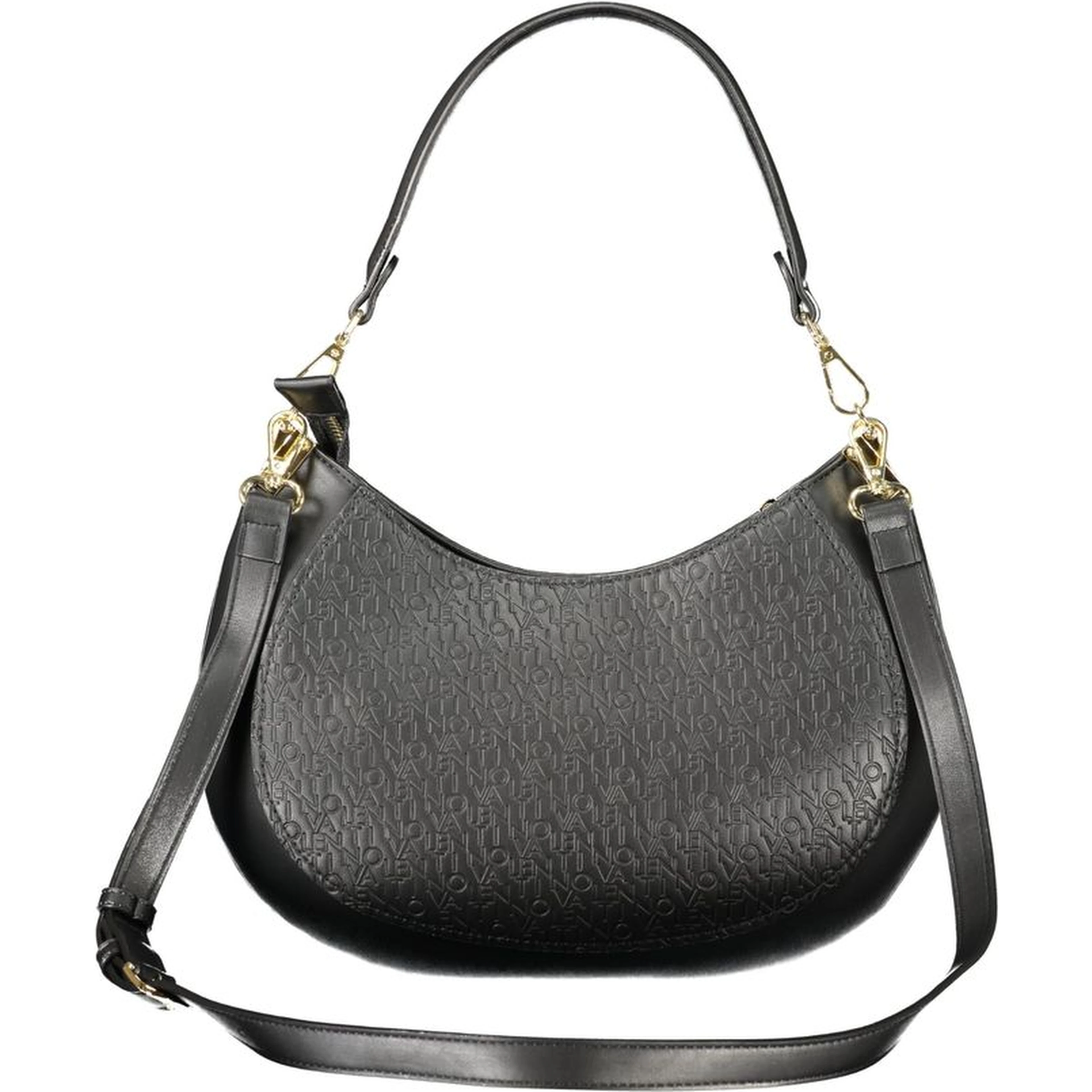 Black Polyurethane Women's Bag