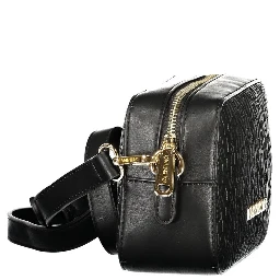 Black Polyurethane Women's Bag