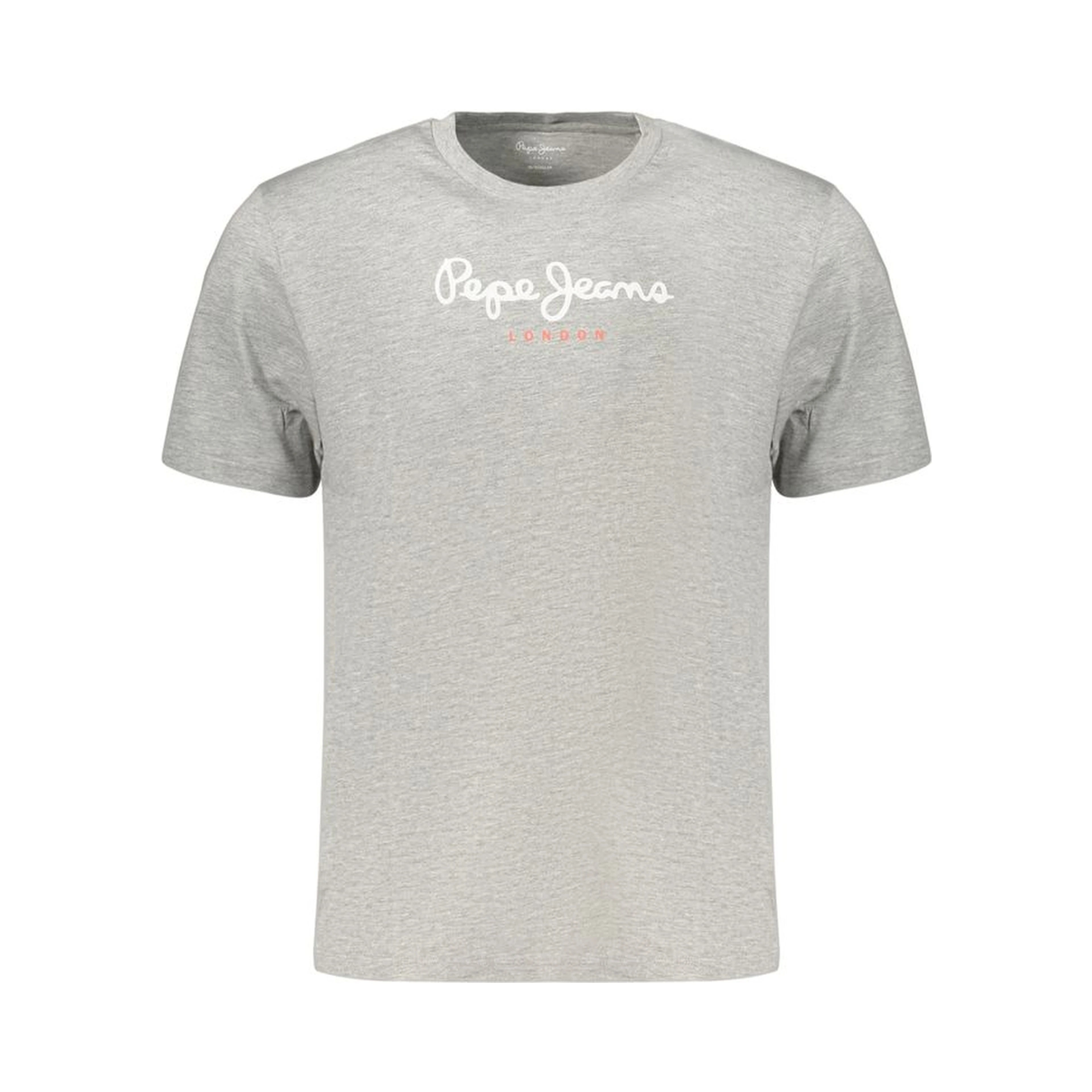 Gray Cotton Men's T-Shirt