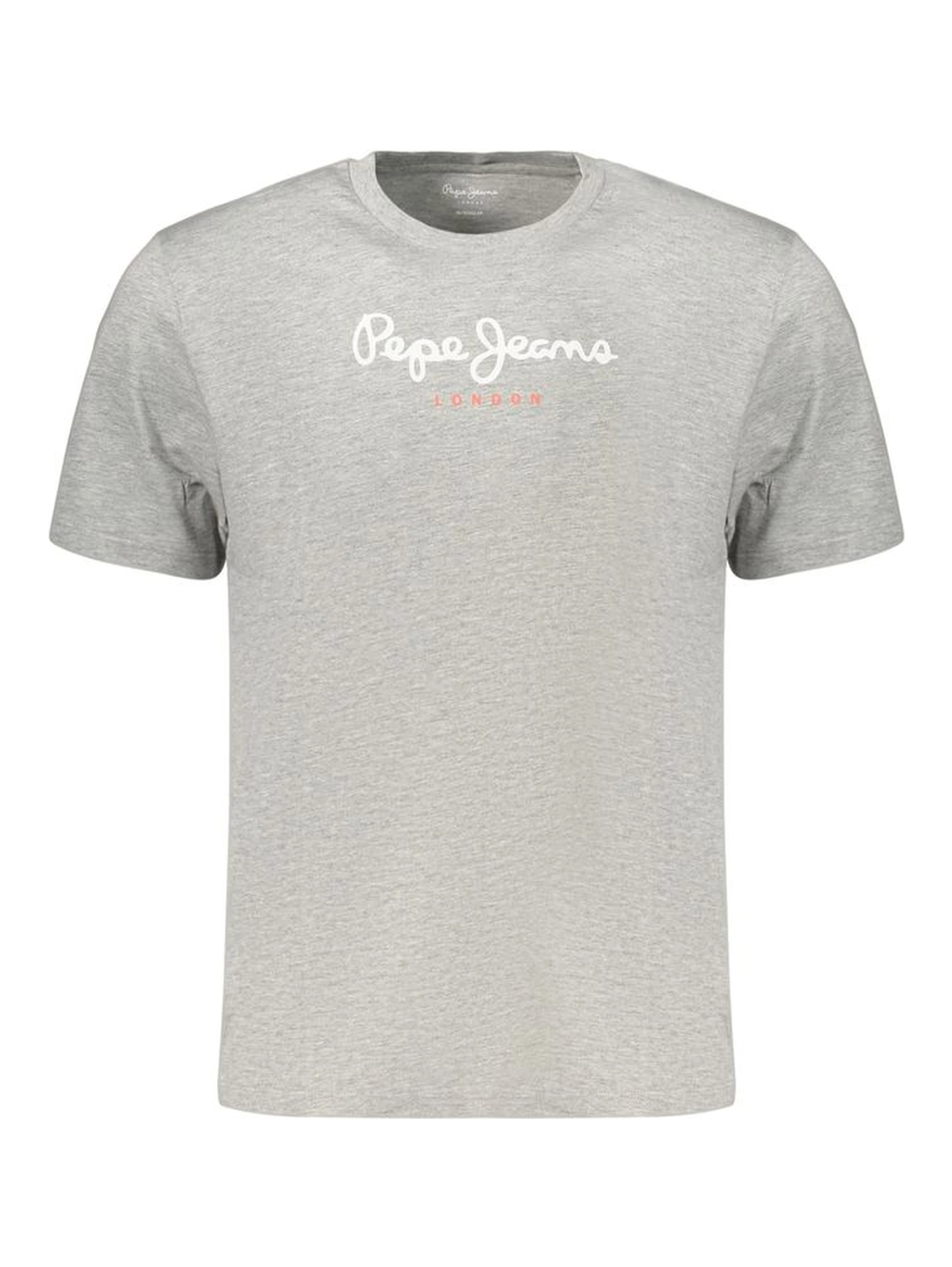 Gray Cotton Men's T-Shirt