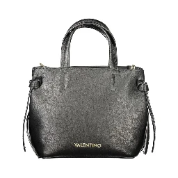 Black Polyurethane Women's Bag