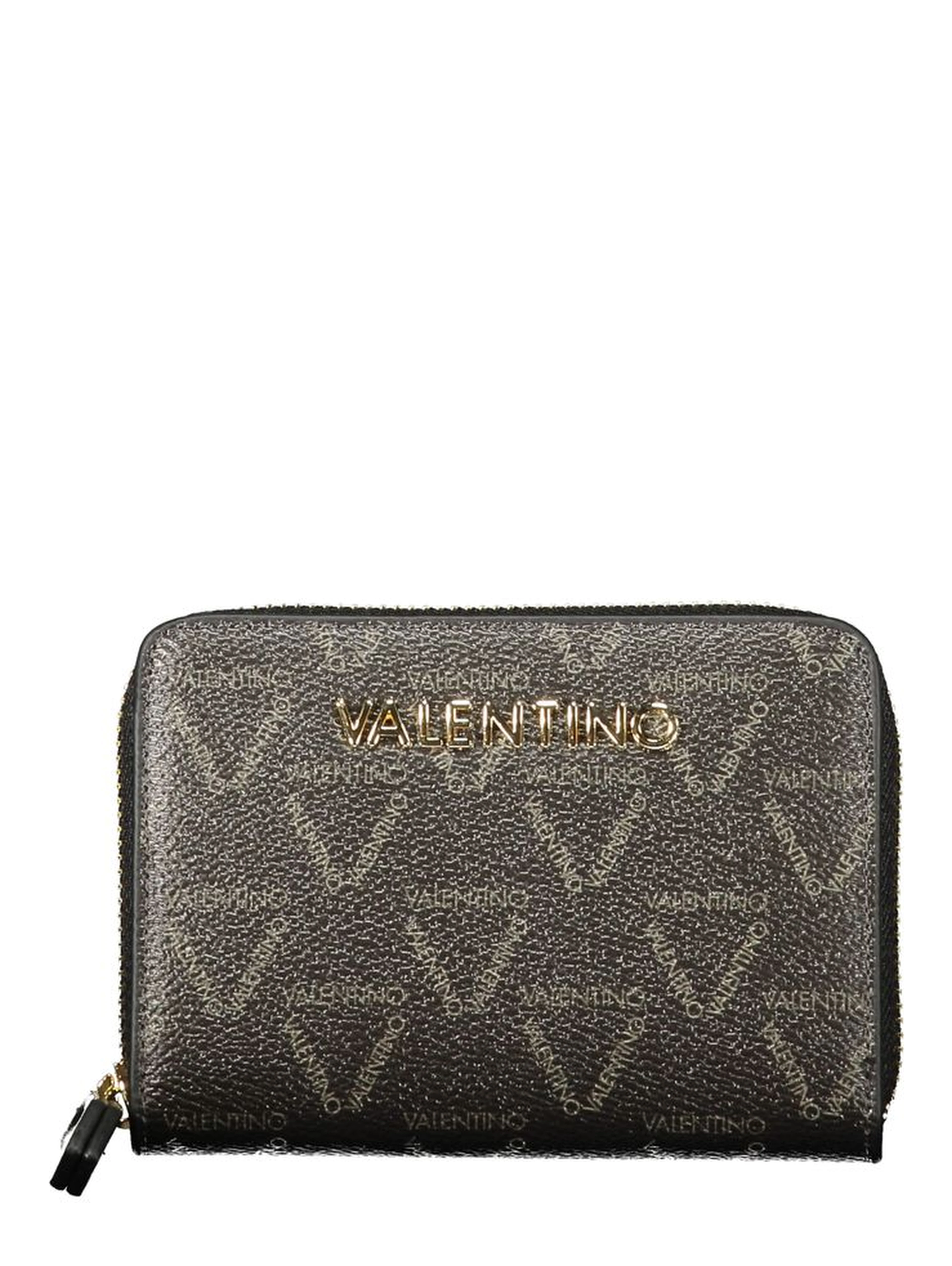 Black Polyurethane Women's Wallet