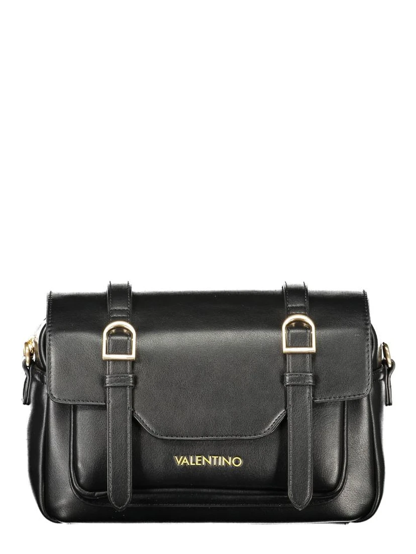 Black Polyurethane Women's Bag