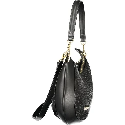 Black Polyurethane Women's Bag