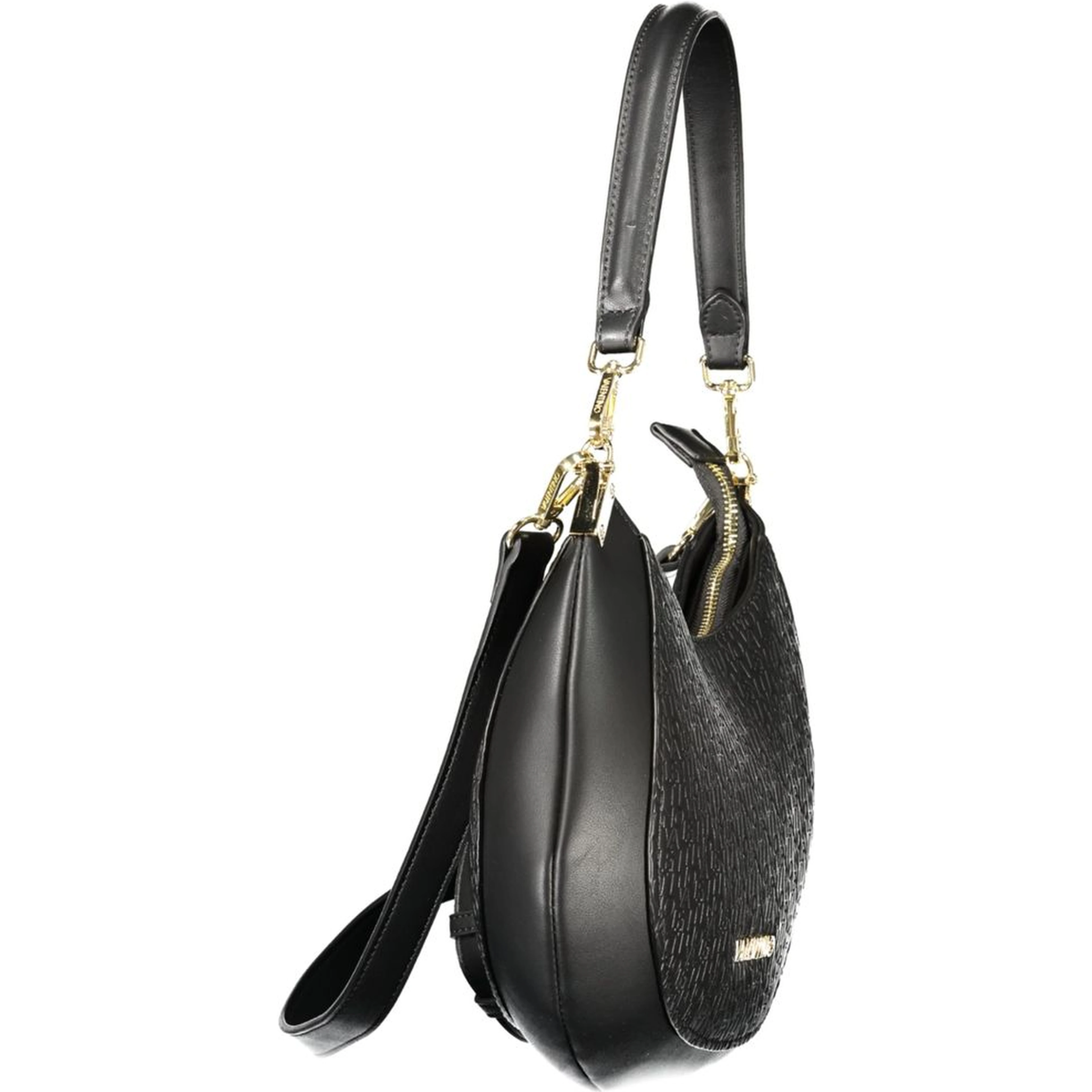 Black Polyurethane Women's Bag