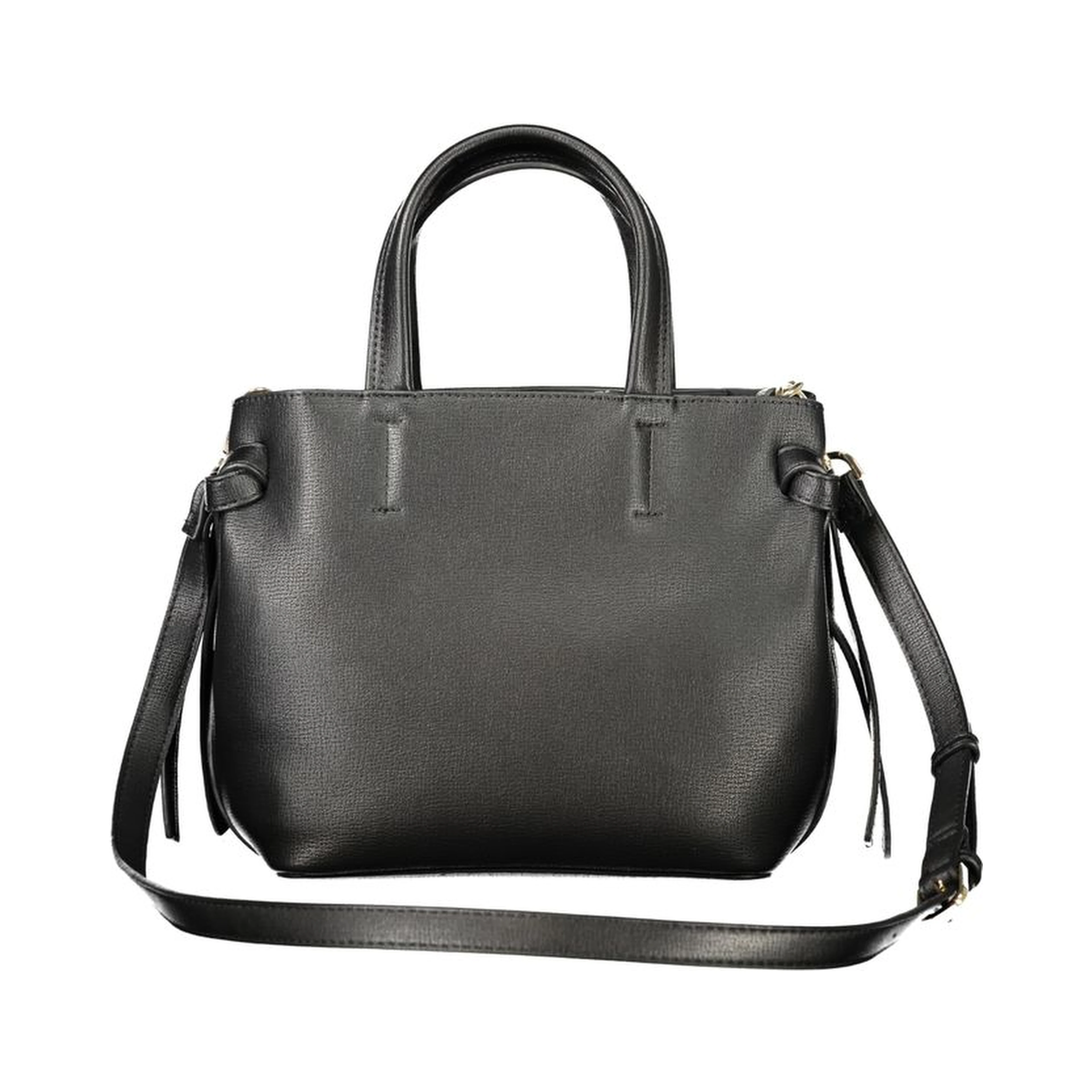 Black Polyurethane Women's Bag