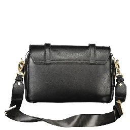 Black Polyurethane Women's Bag