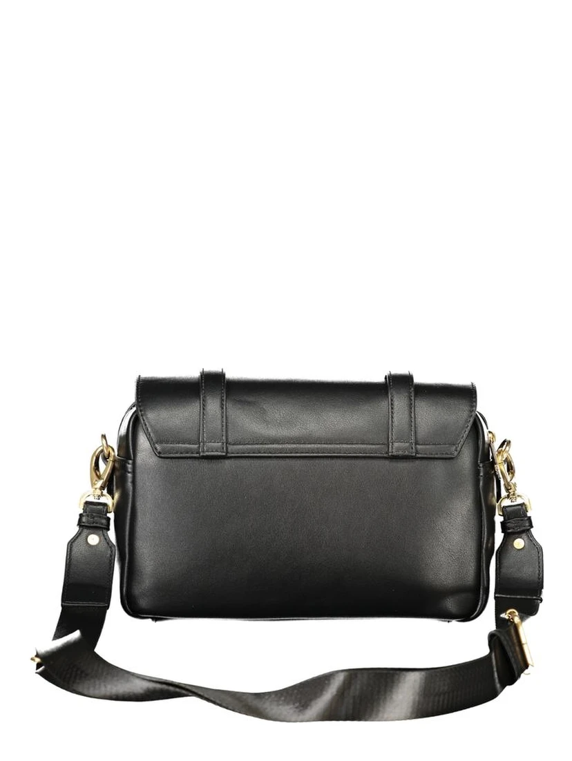 Black Polyurethane Women's Bag