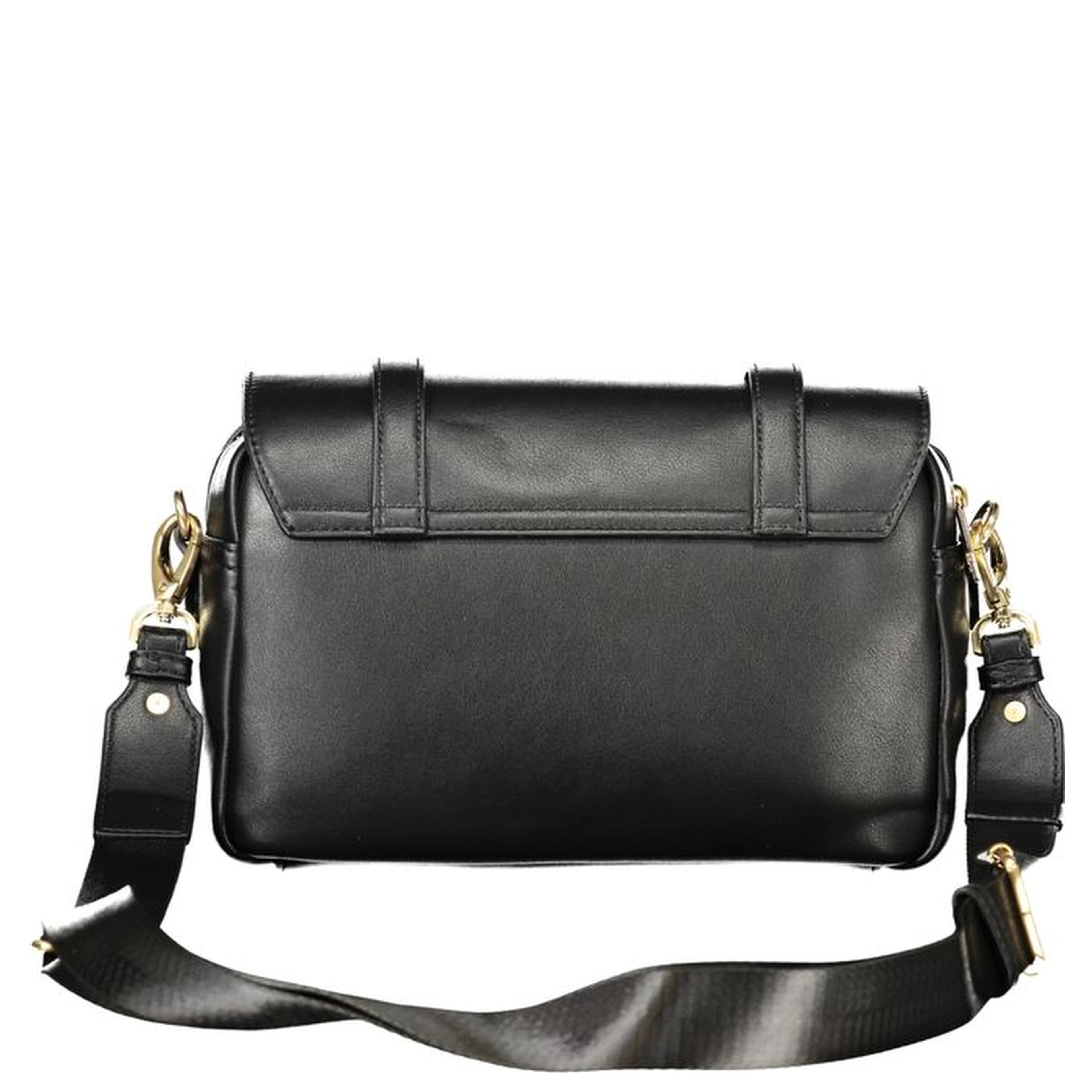 Black Polyurethane Women's Bag