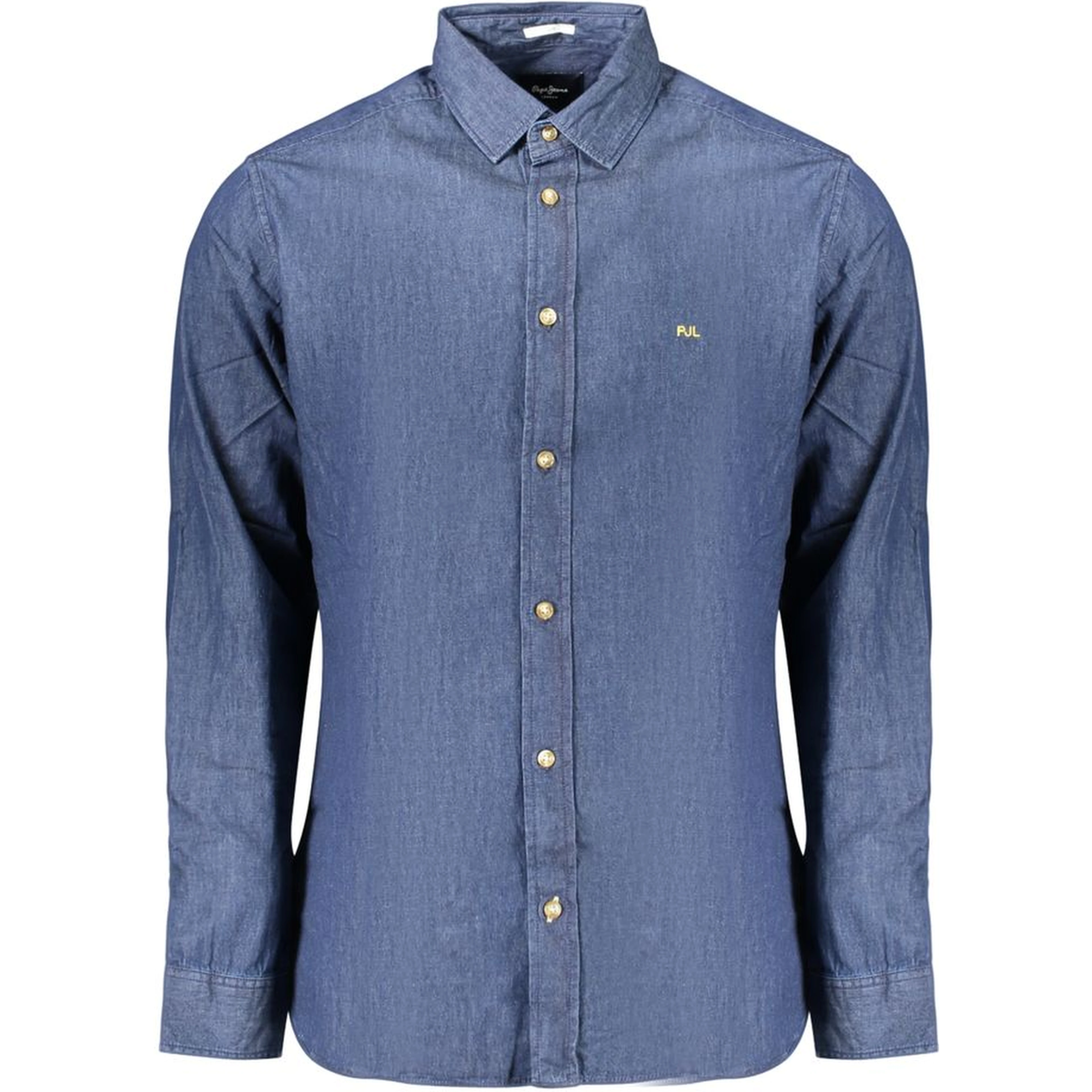 Blue Cotton Men's Shirt