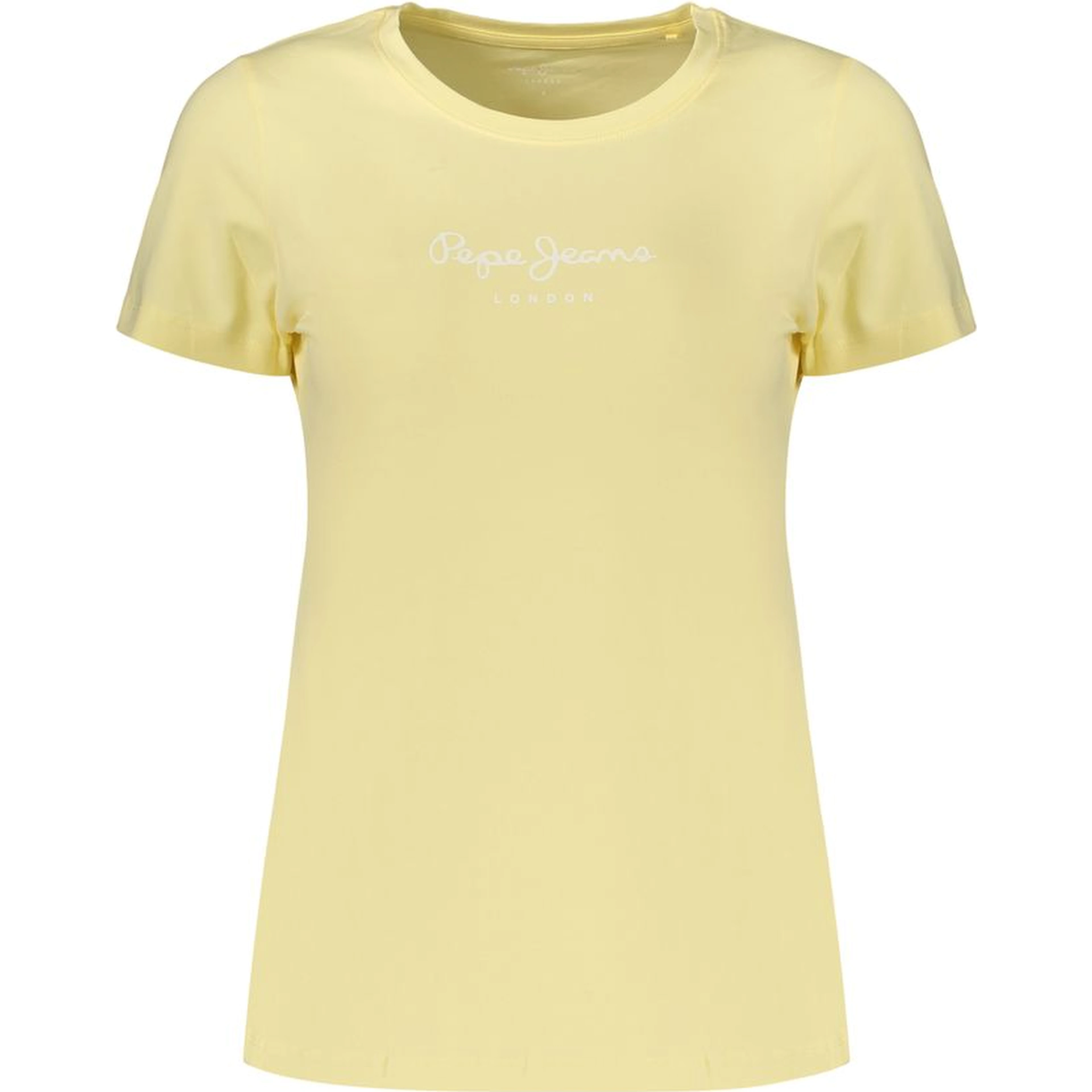 Yellow Cotton Women's T-Shirt