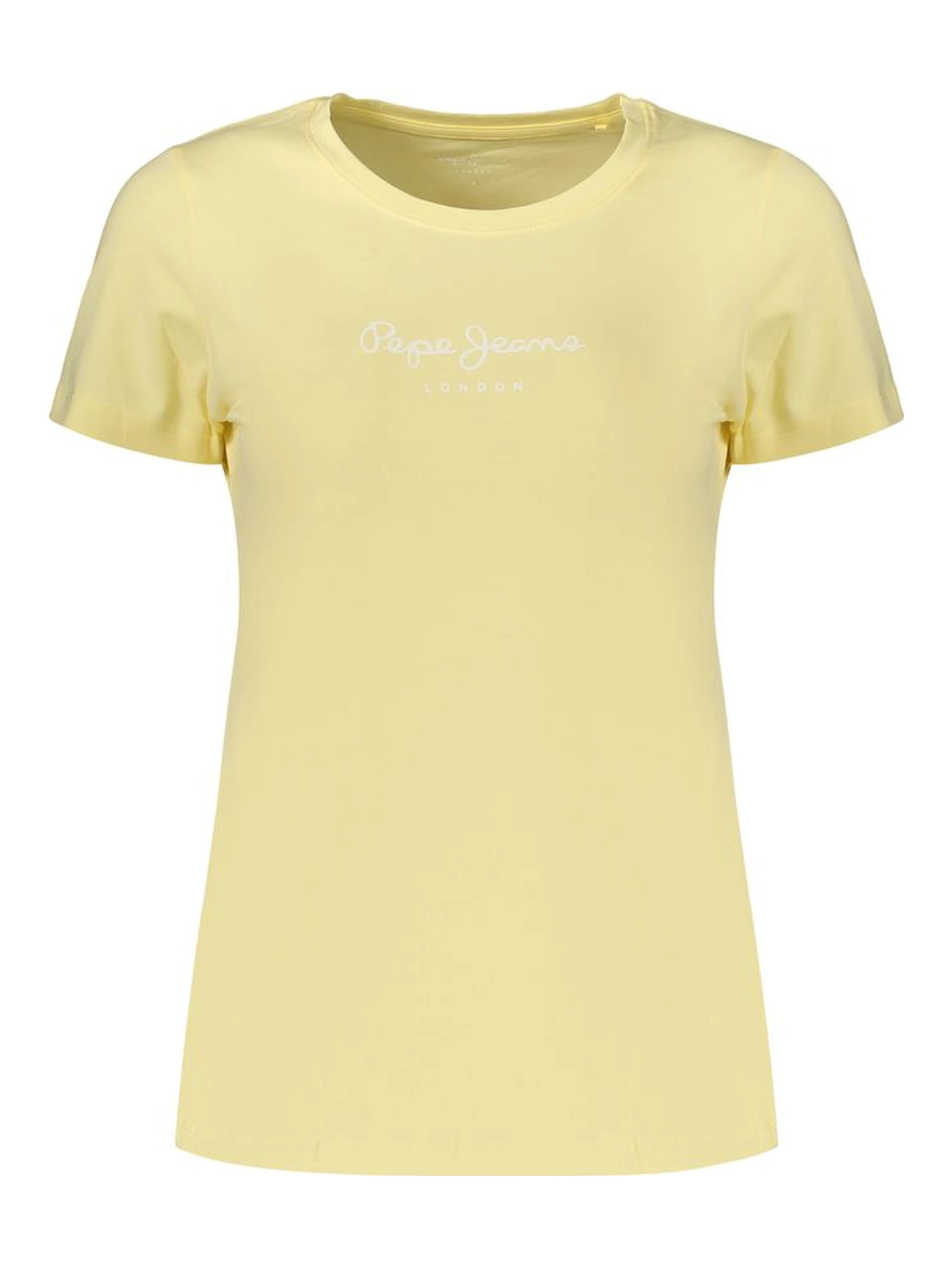 Yellow Cotton Women's T-Shirt