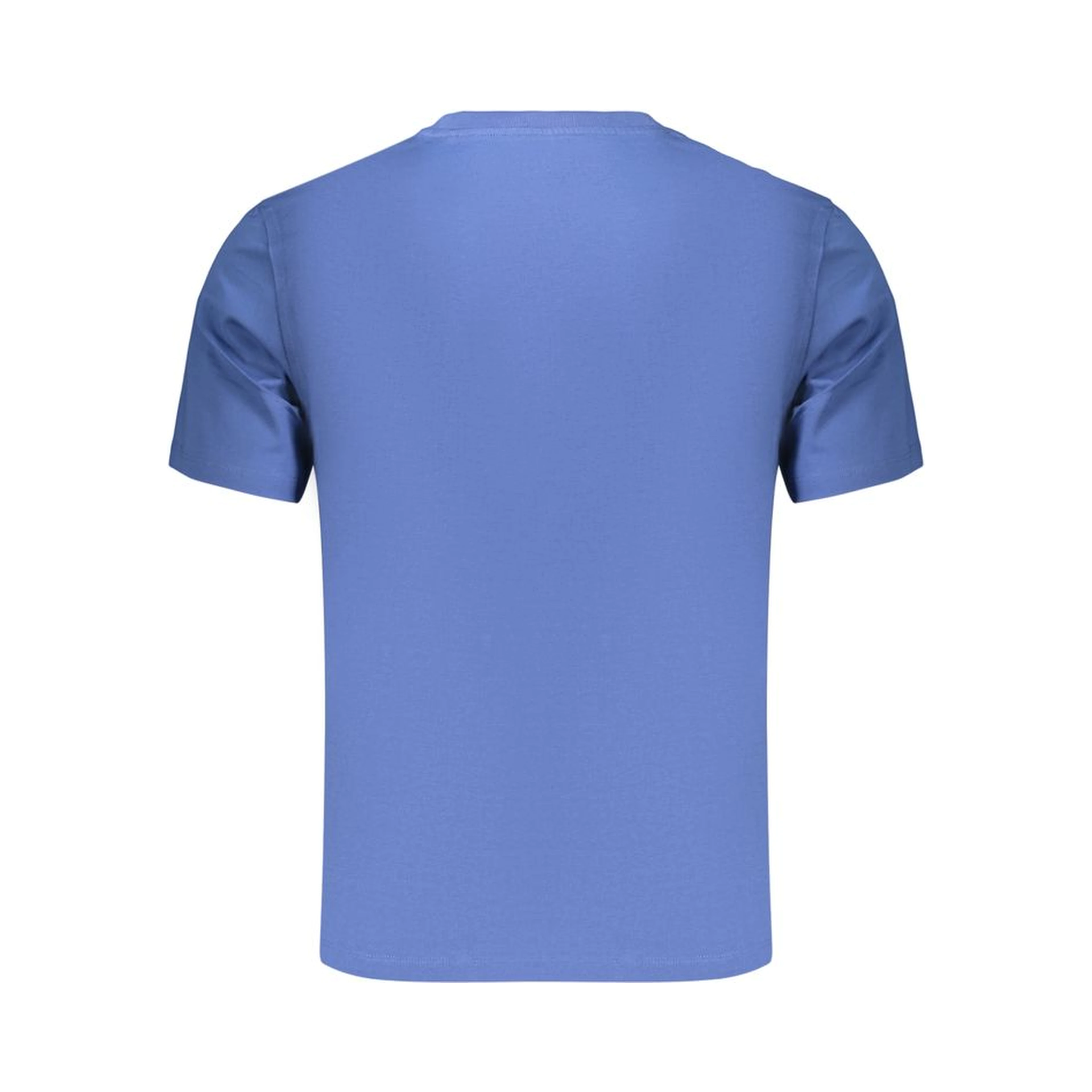 Blue Cotton Men's T-Shirt