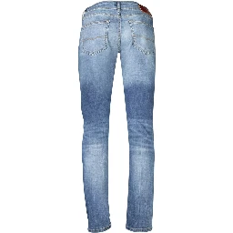 Blue Cotton Men's Jean