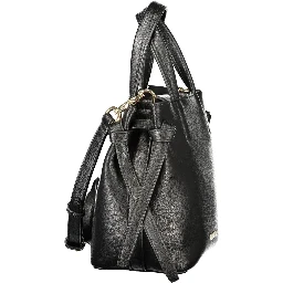 Black Polyurethane Women's Bag