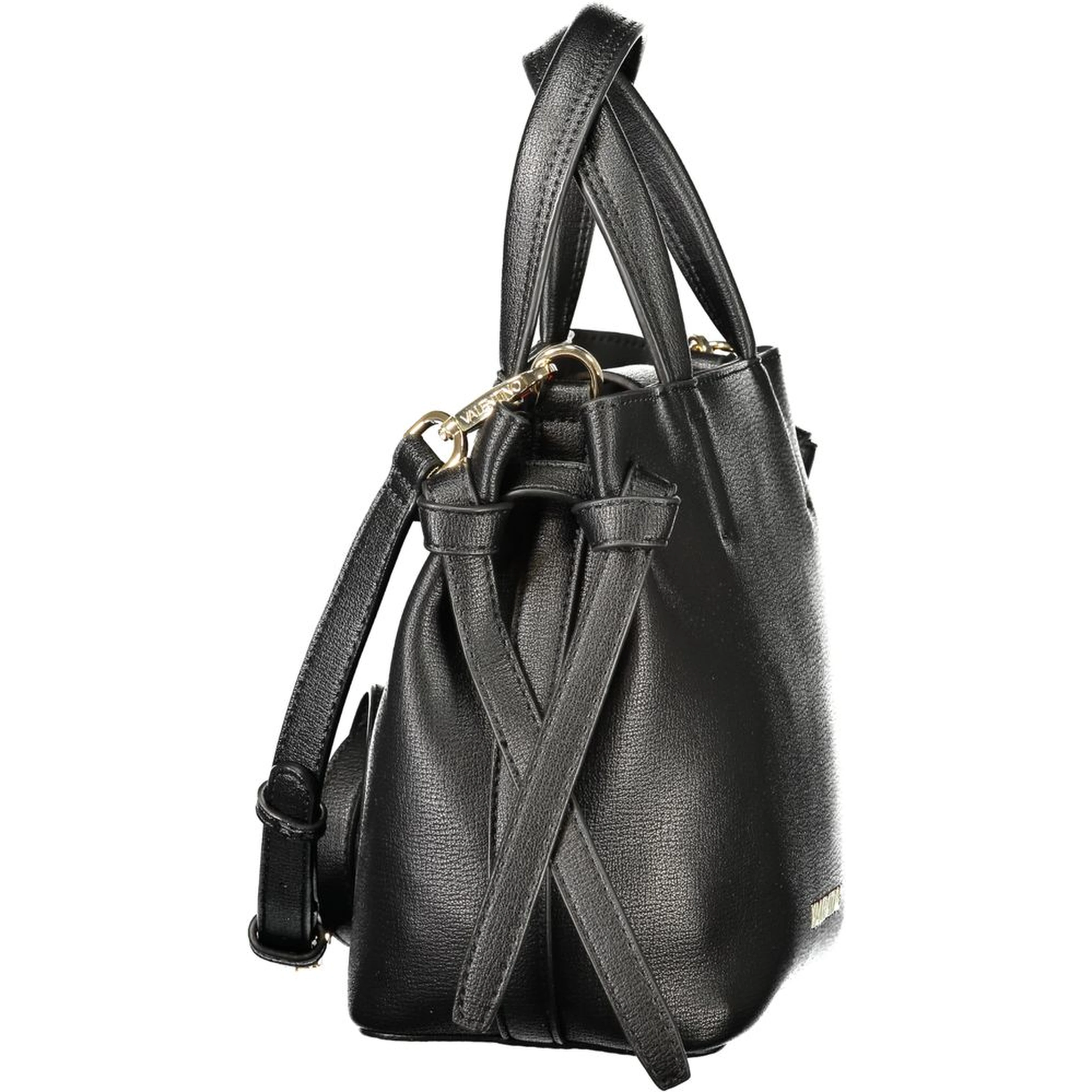 Black Polyurethane Women's Bag