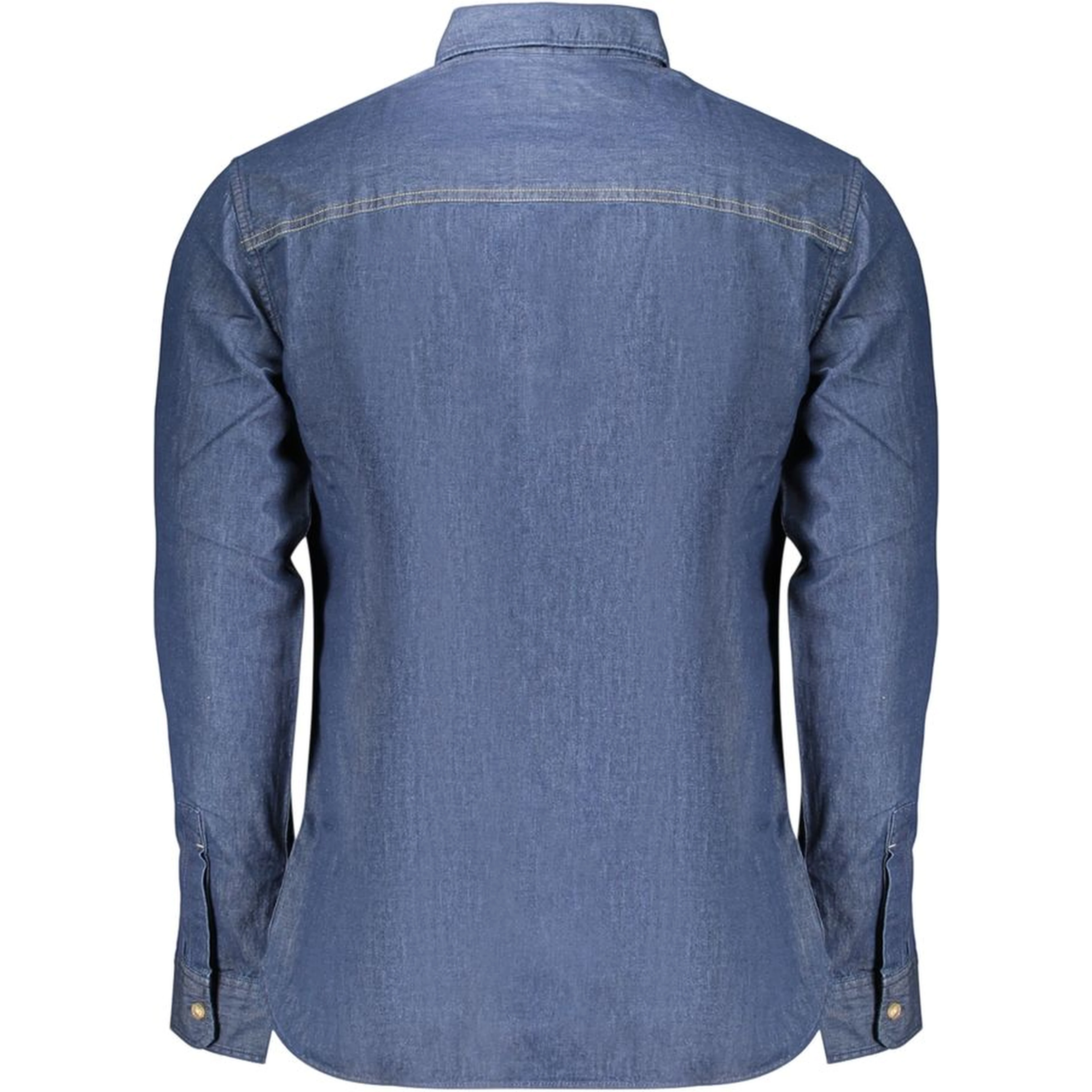 Blue Cotton Men's Shirt