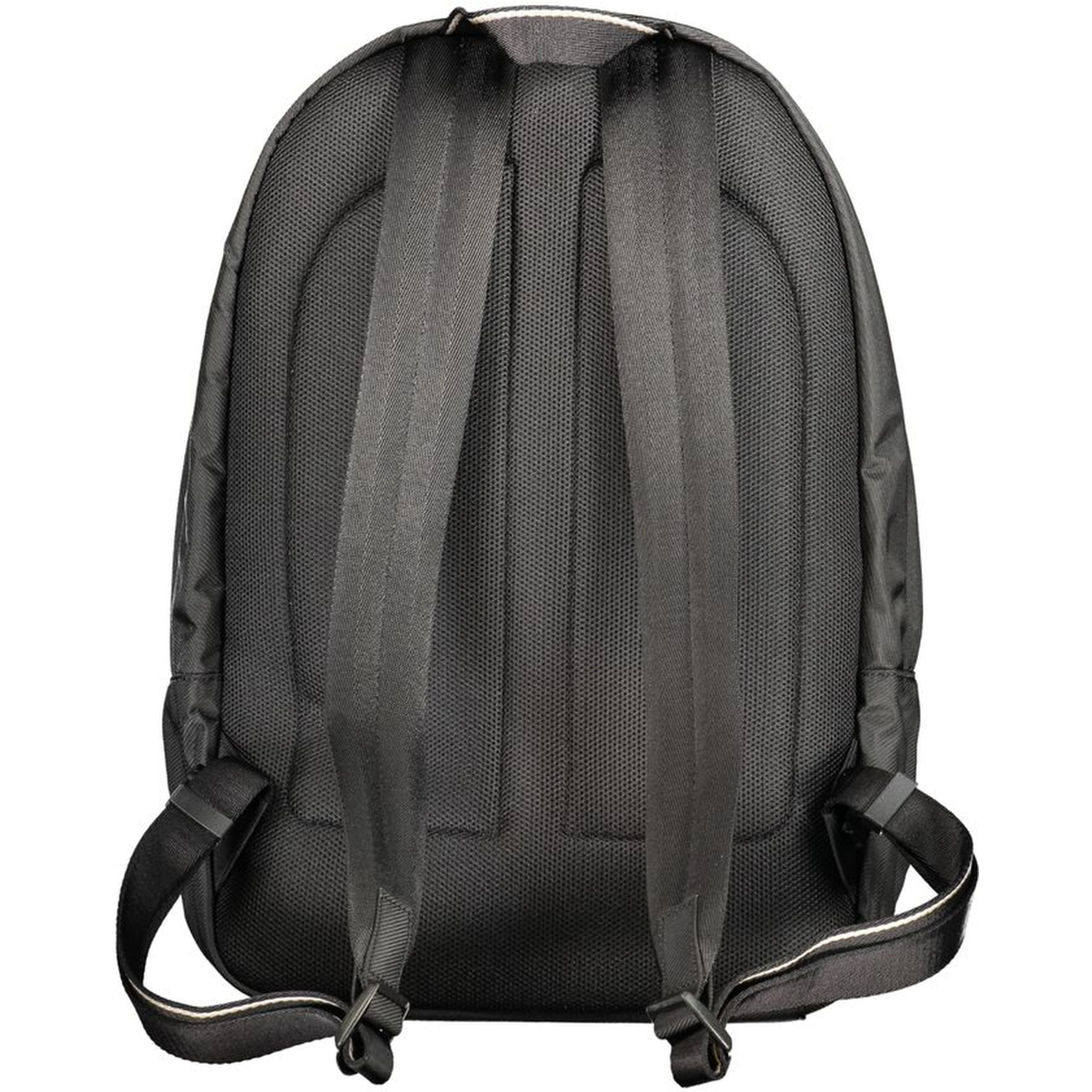 Black Polyester Men's Backpack