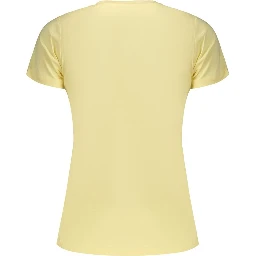 Yellow Cotton Women's T-Shirt