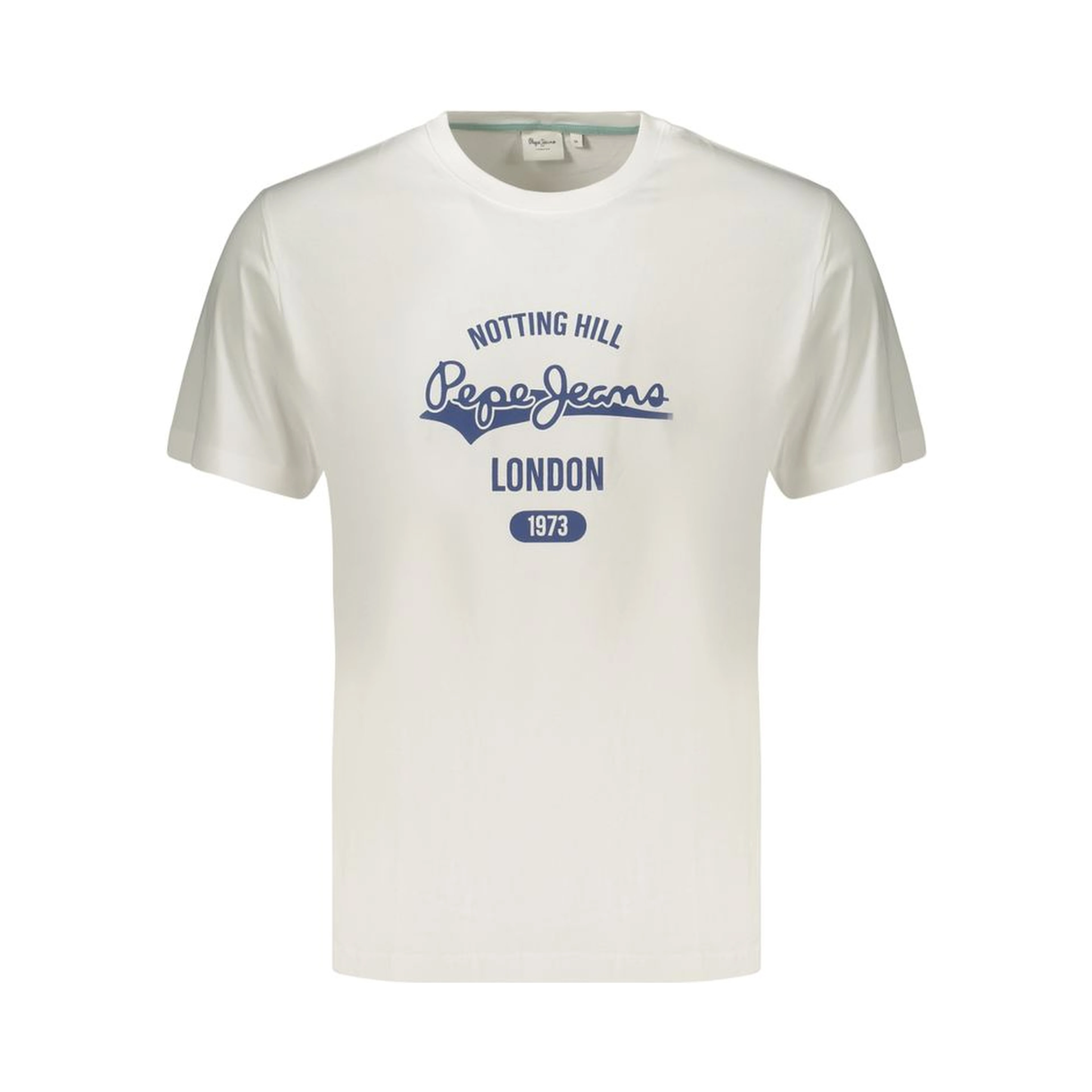 White Cotton Men's T-Shirt