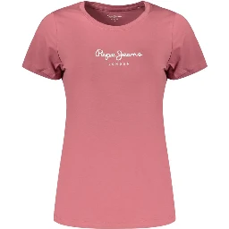Pink Cotton Women's T-Shirt