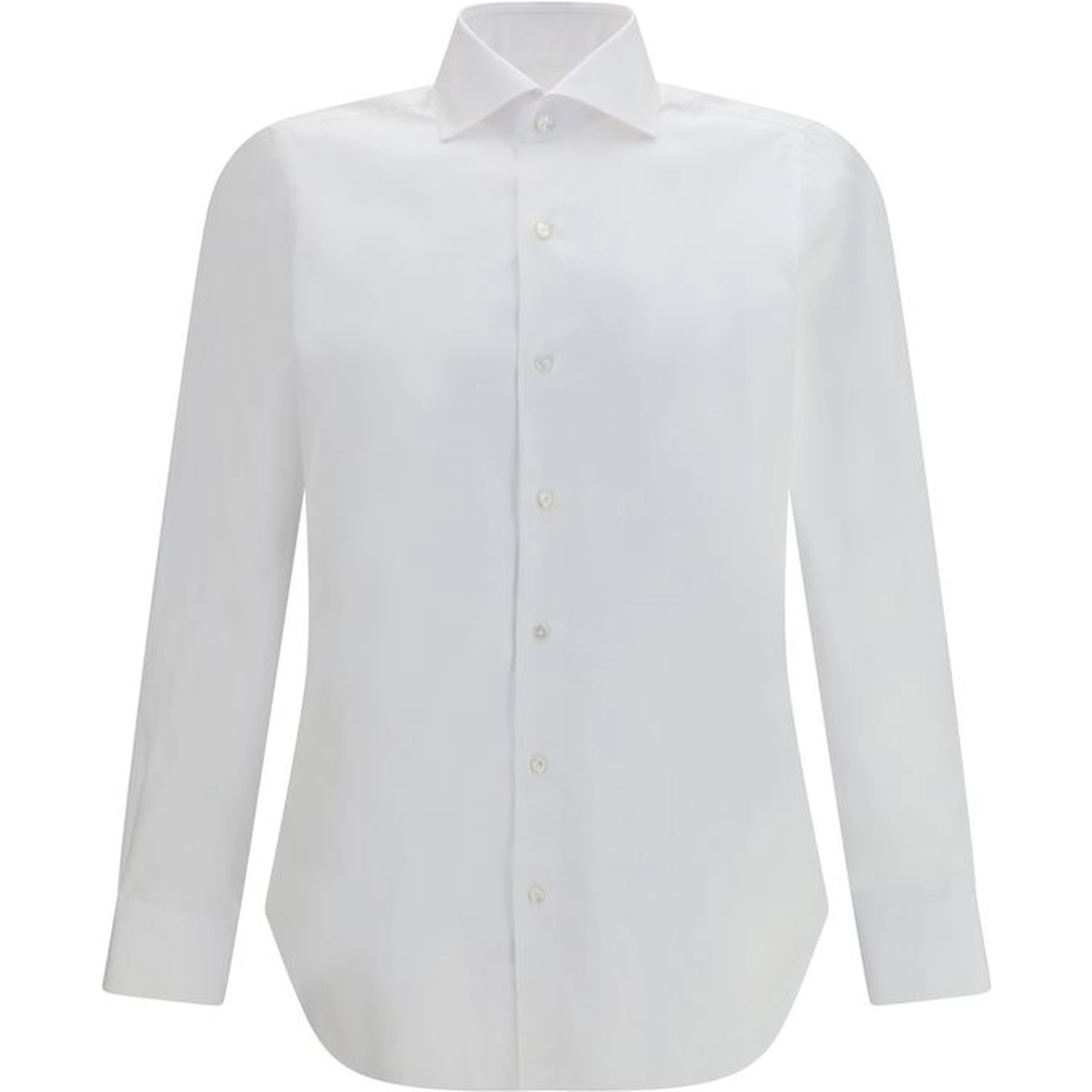 White Cotton Dress Shirt