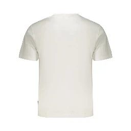 White Cotton Men's T-Shirt