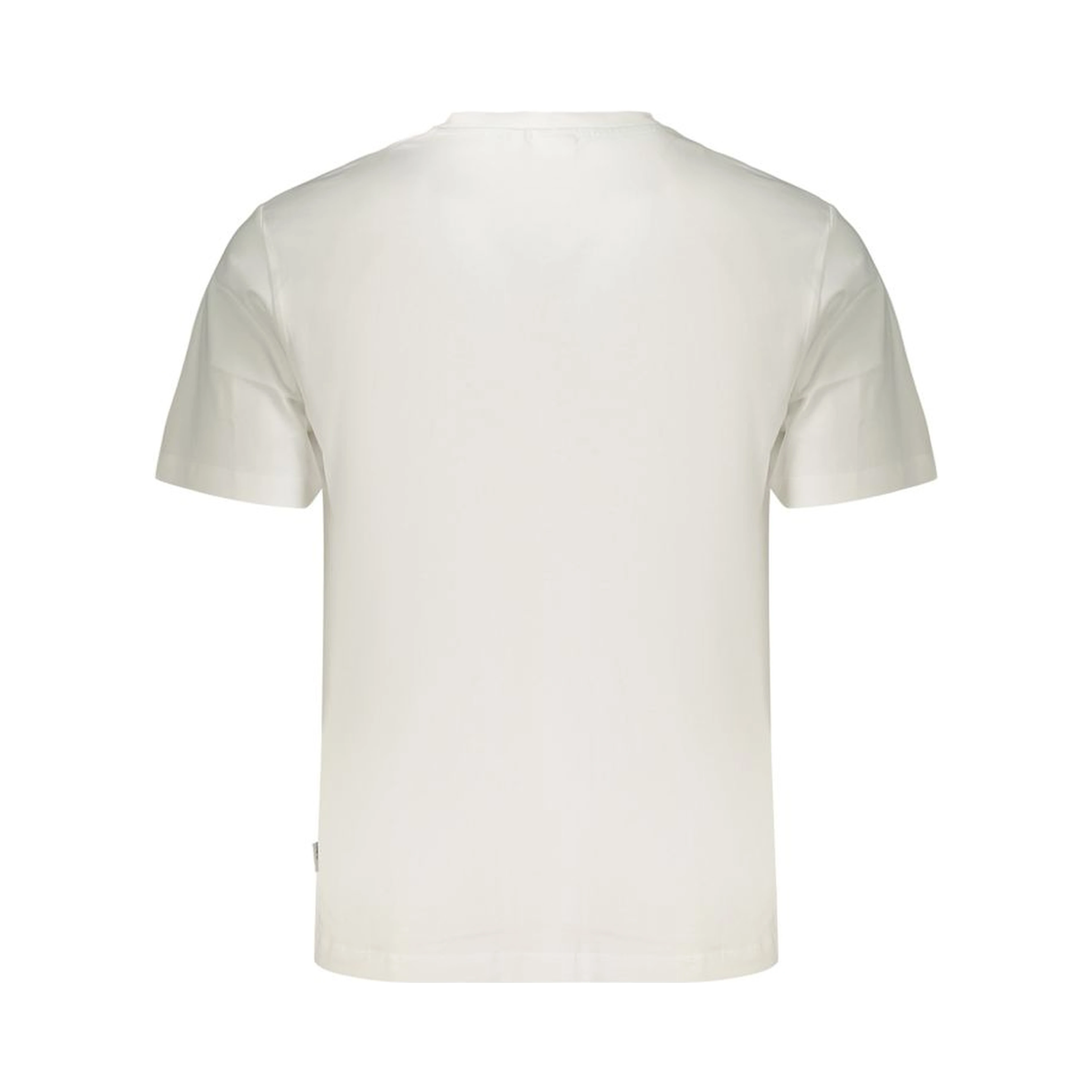 White Cotton Men's T-Shirt