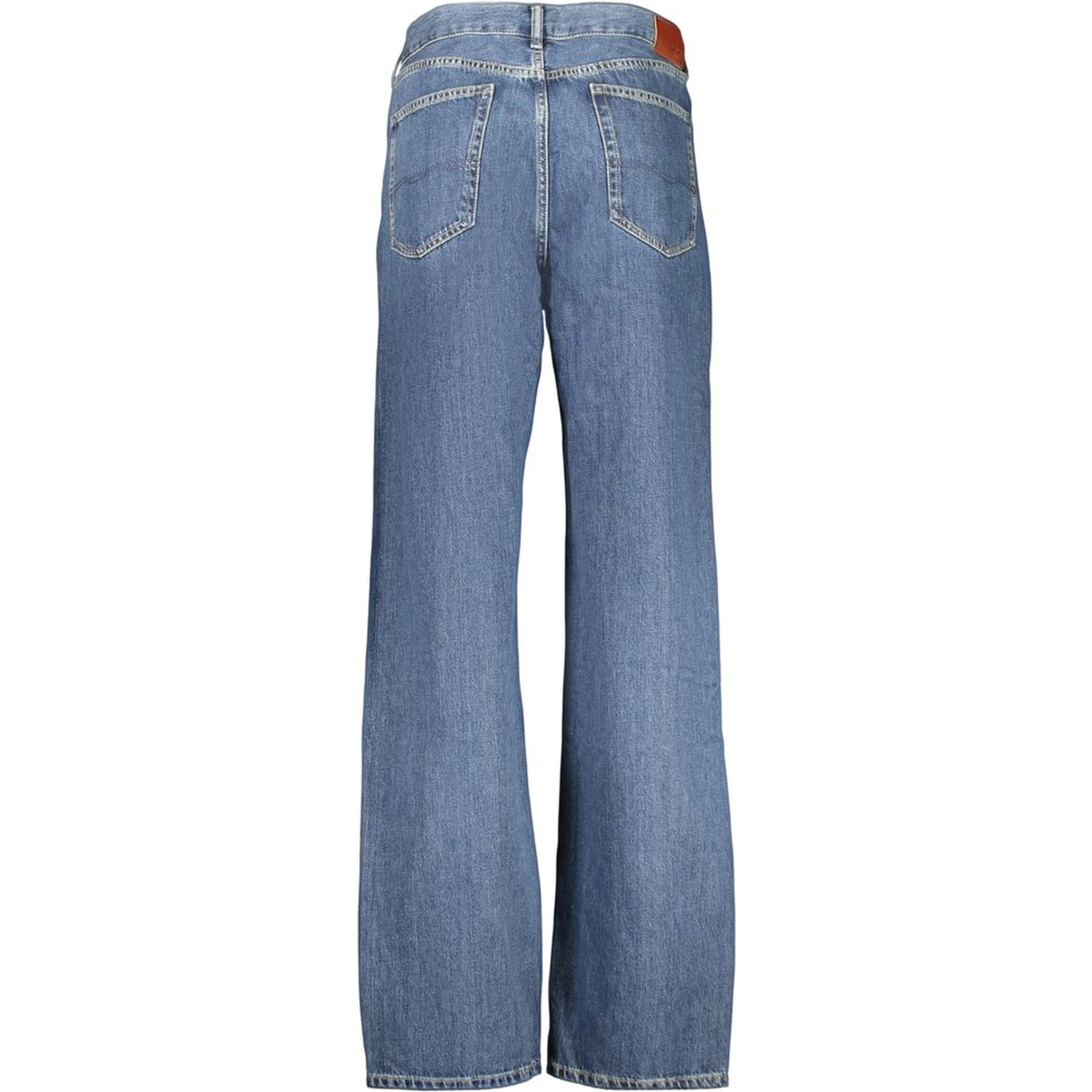 Blue Cotton Women's Jeans