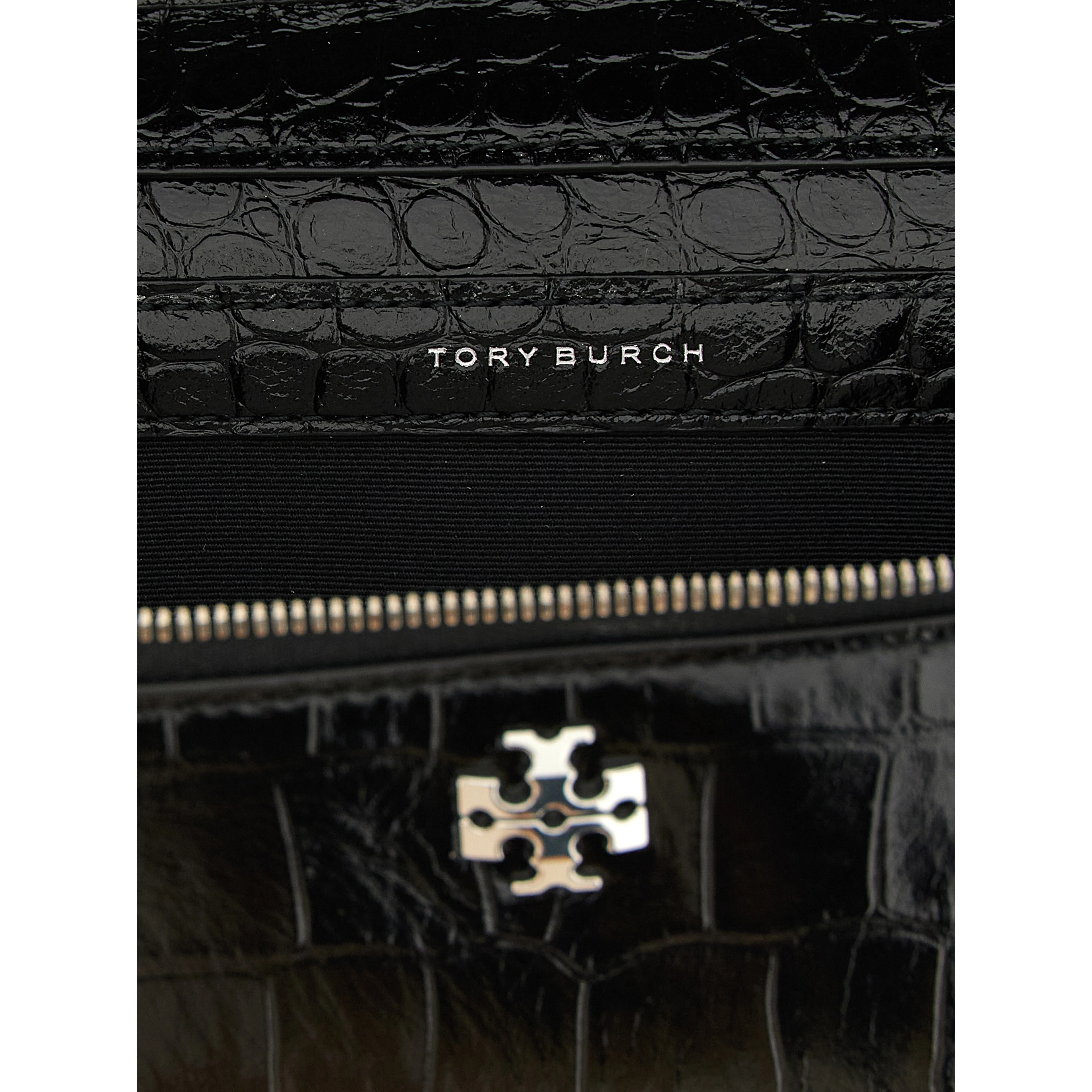 Black Lamb Leather Crossbody Bag