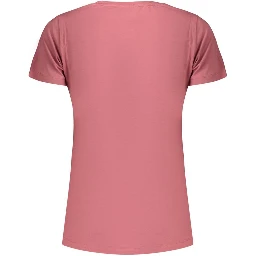 Pink Cotton Women's T-Shirt