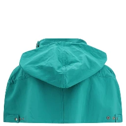 Blue Nylon Coat