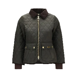 Bicolor Polyamide Full-Length Jacket