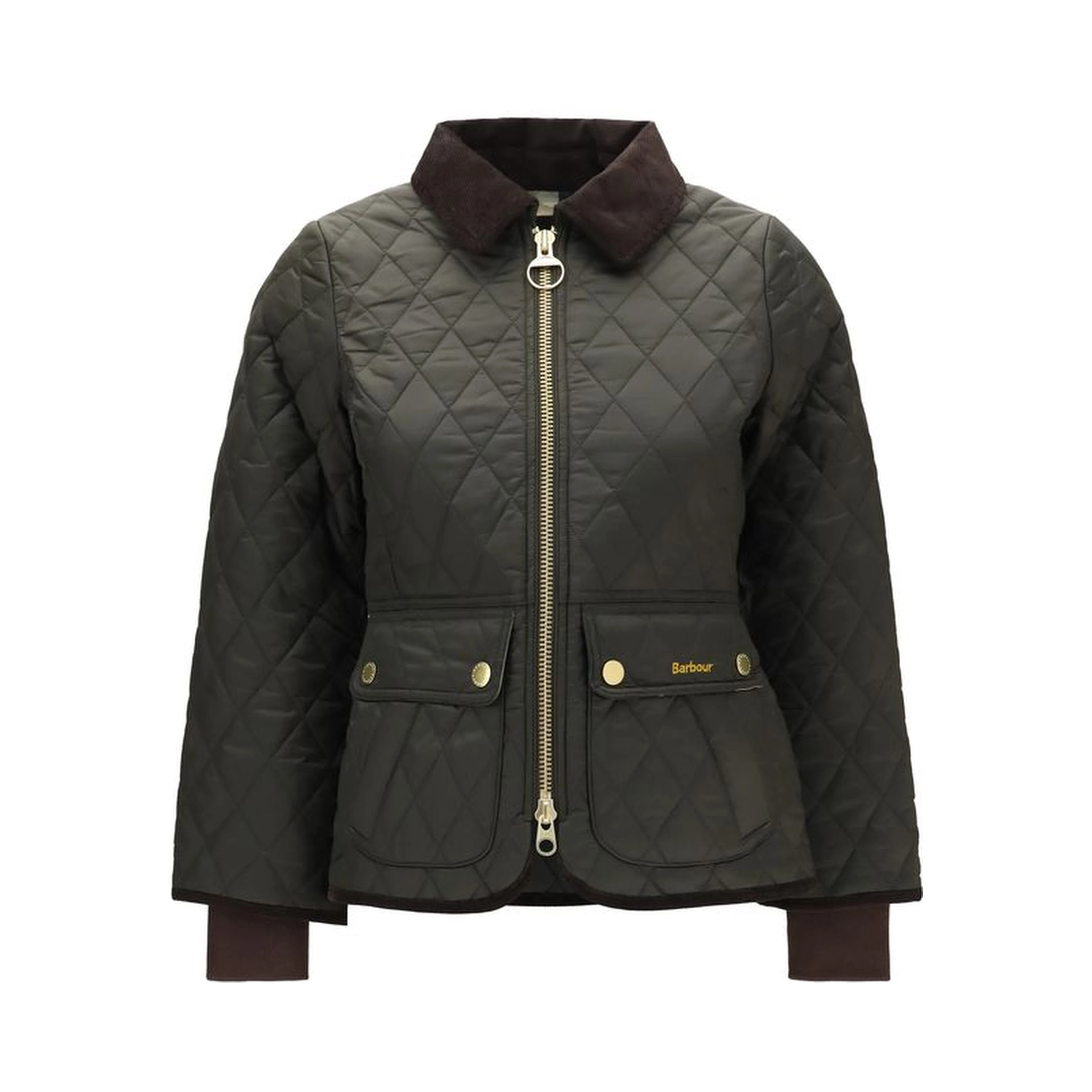 Bicolor Polyamide Full-Length Jacket