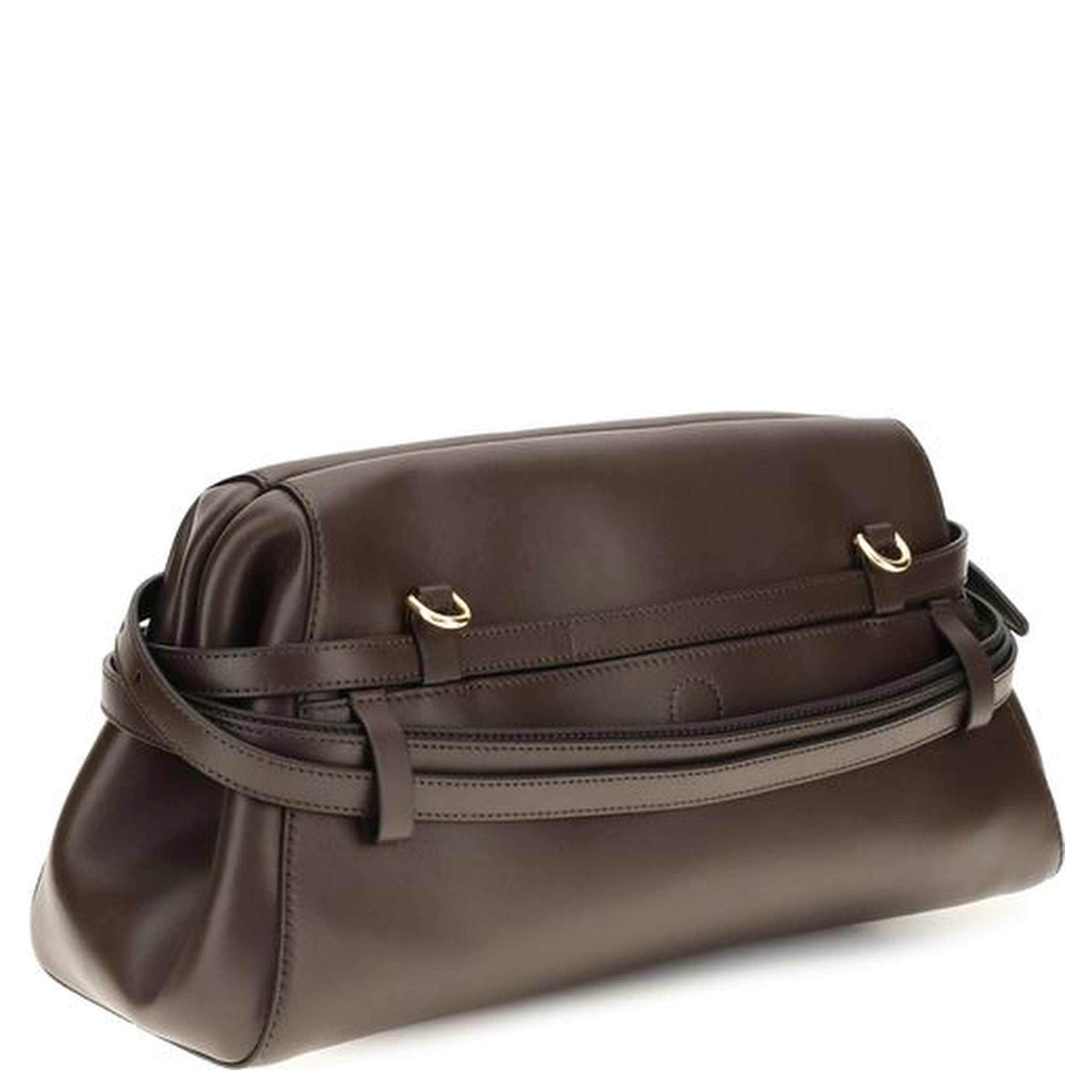 Brown Goatskin Clutch Bag