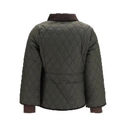 Bicolor Polyamide Full-Length Jacket