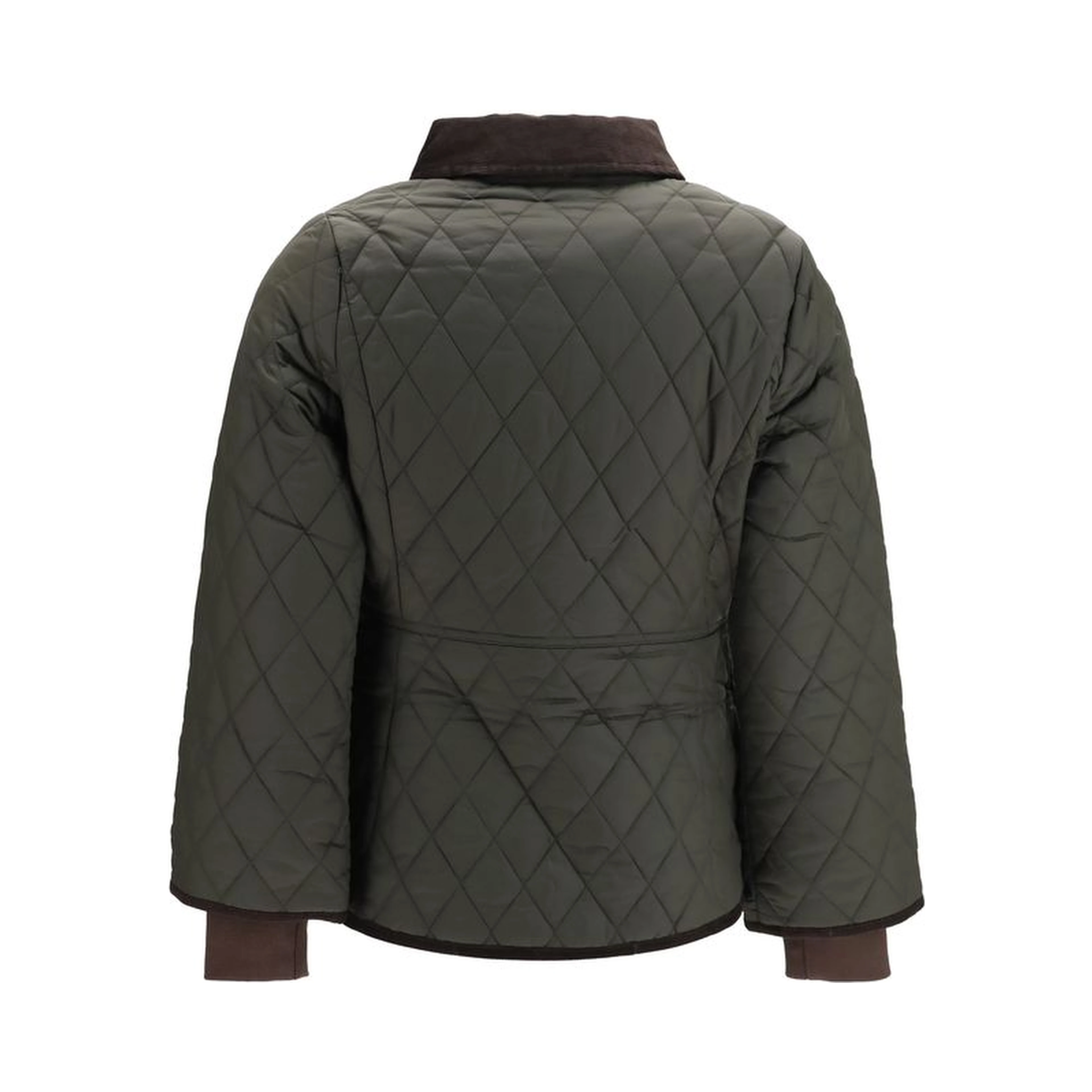 Bicolor Polyamide Full-Length Jacket