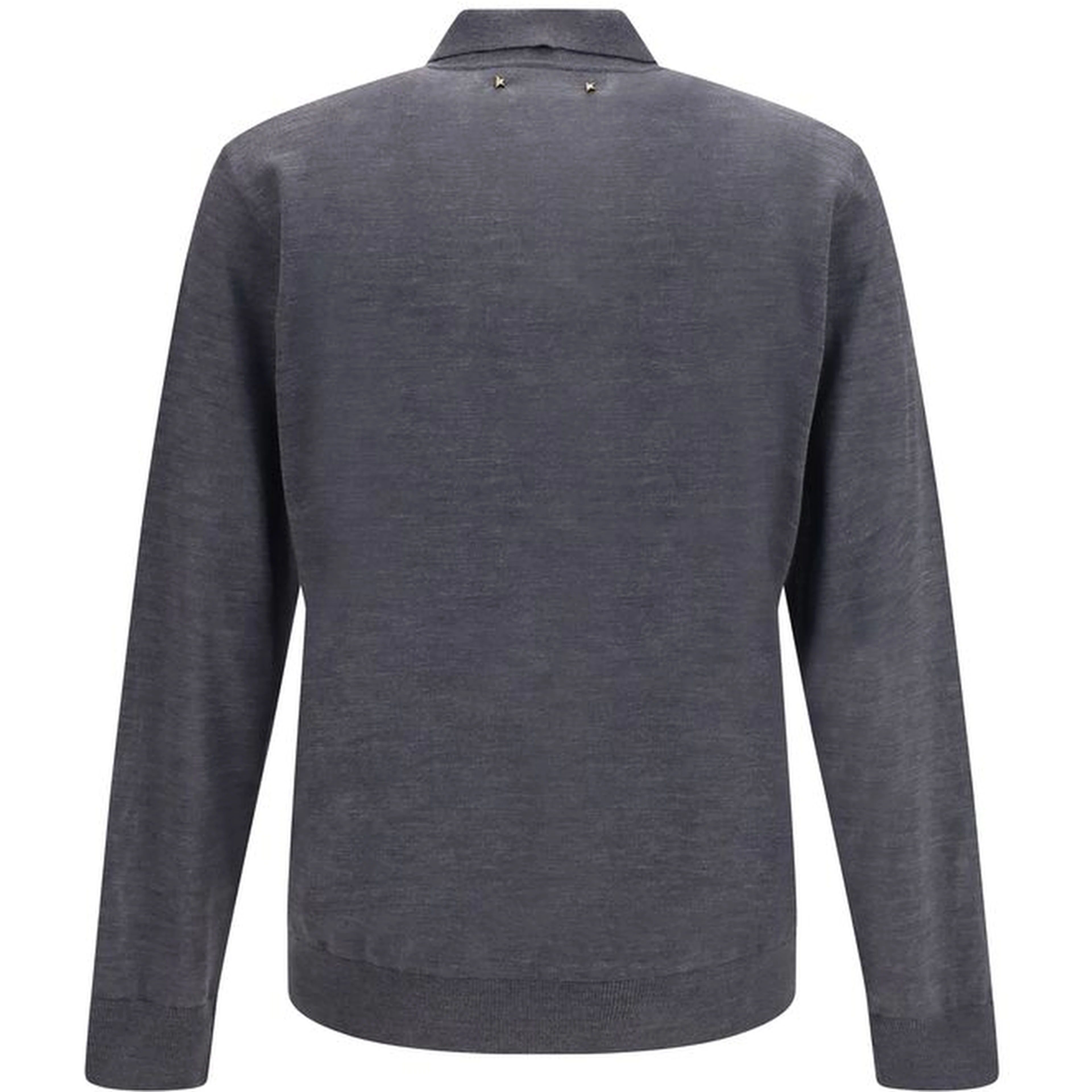 Gray Wool Oves Aries Polo Shirt