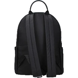 Black Nylon Backpack