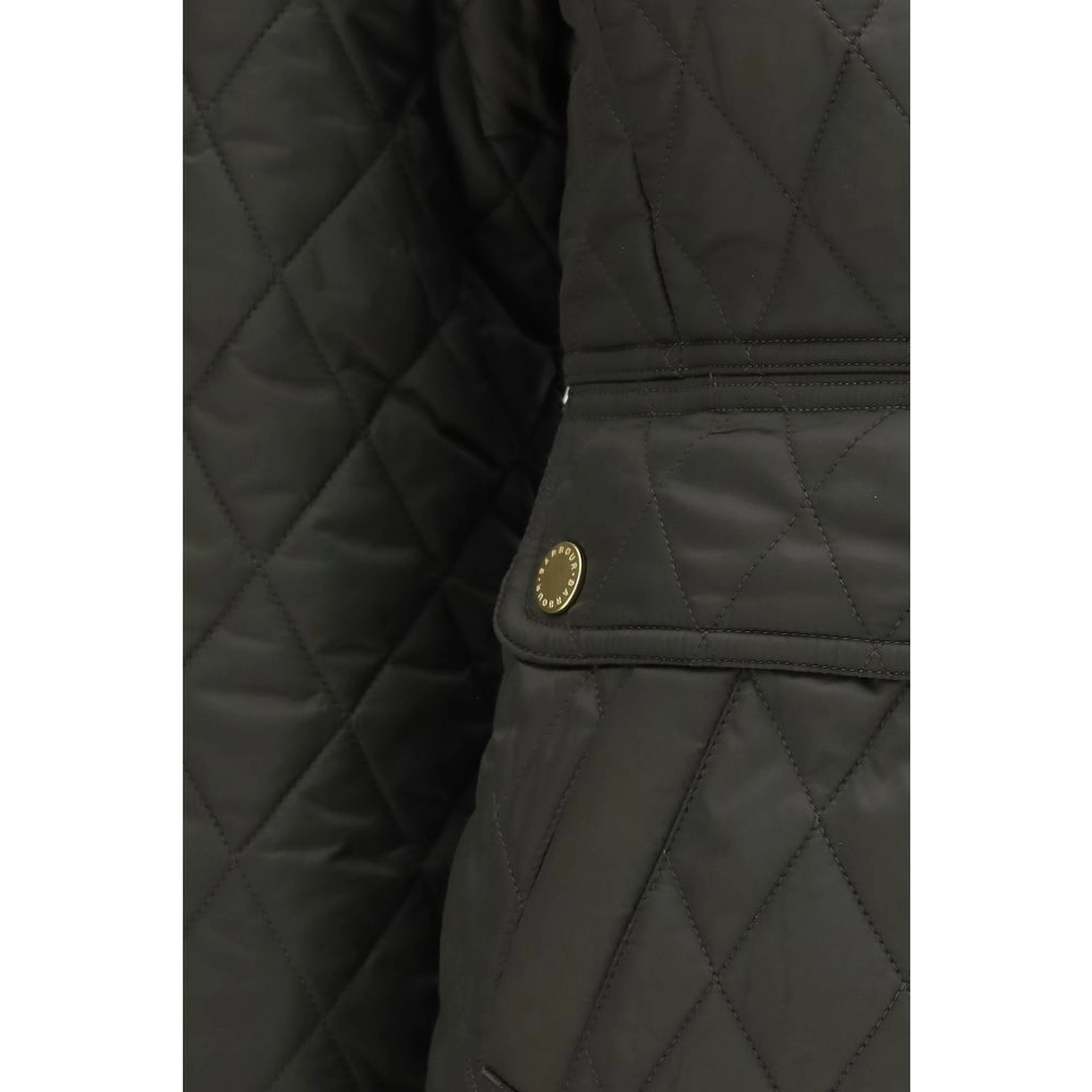 Bicolor Polyamide Full-Length Jacket