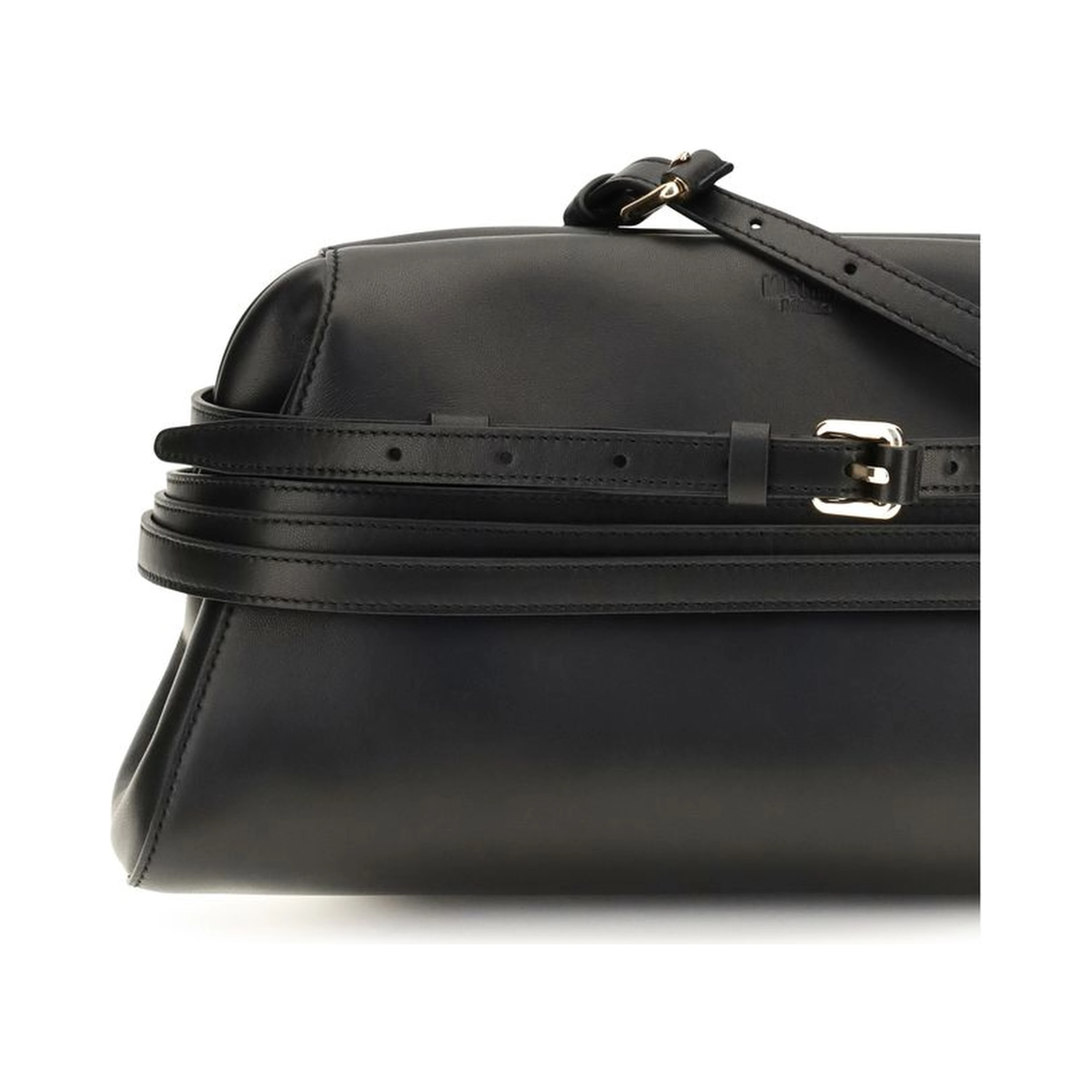 Black Goatskin Clutch Bag