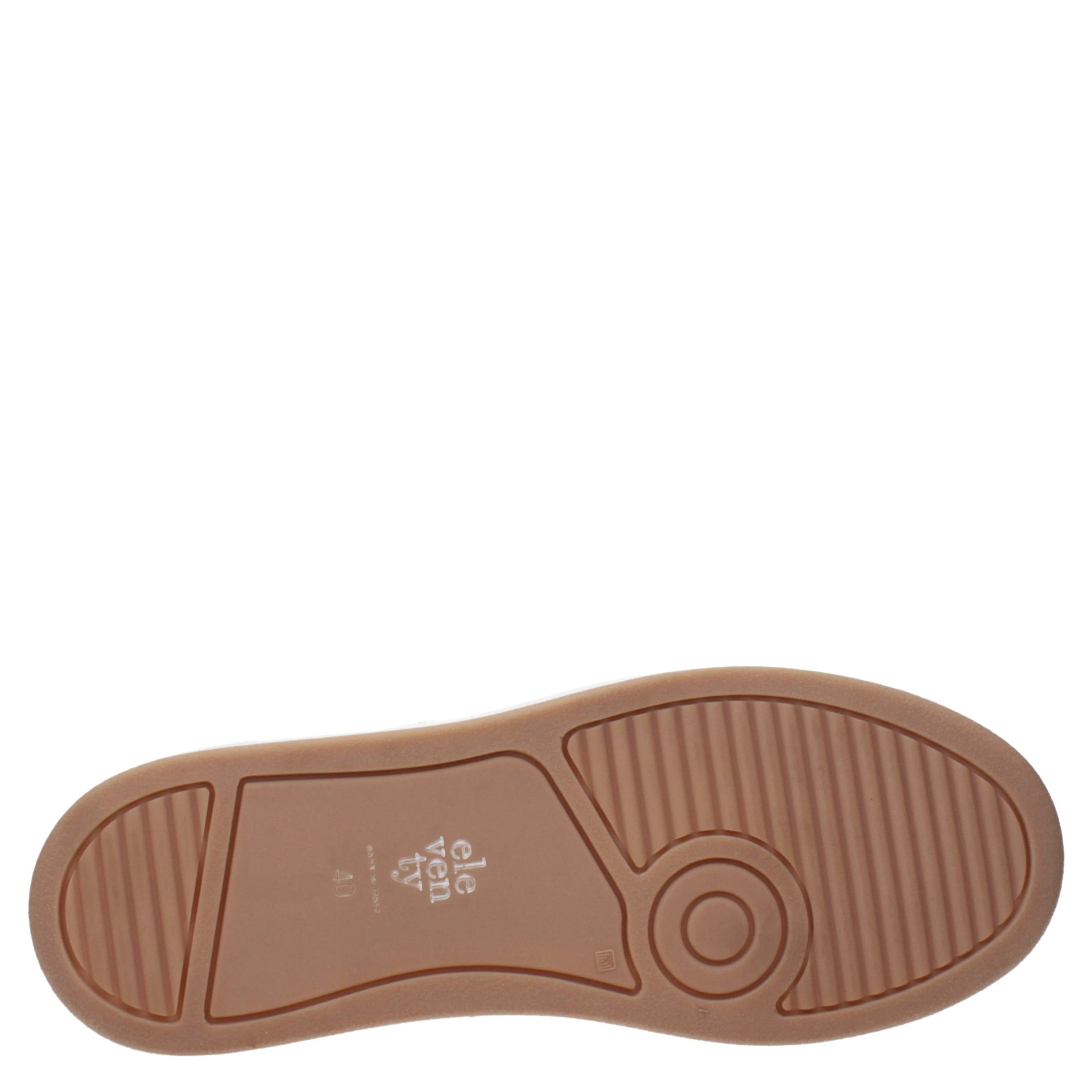 Beige Leather Sneakers