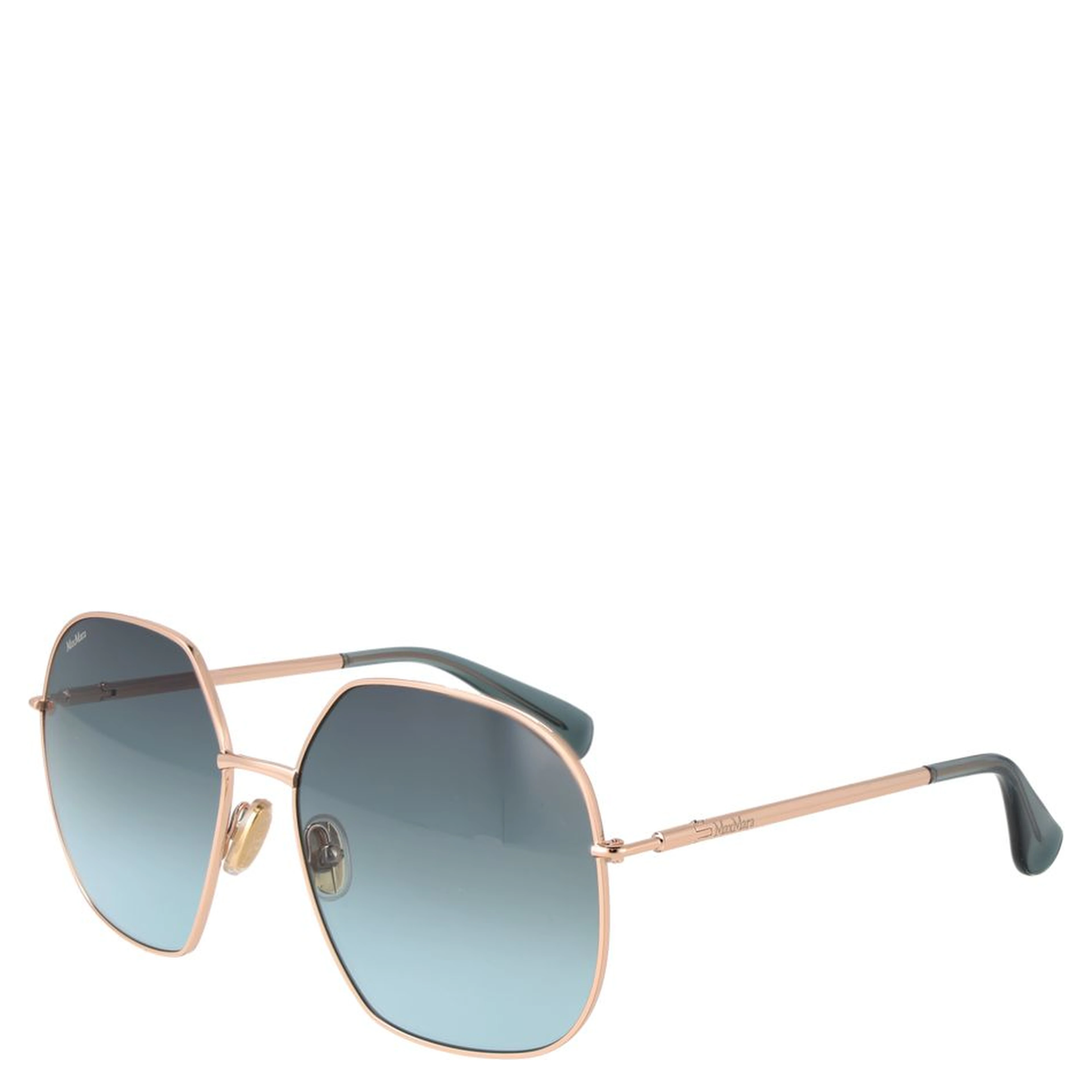 Rose Gold Metal Sunglasses