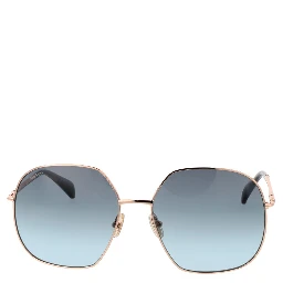 Rose Gold Metal Sunglasses