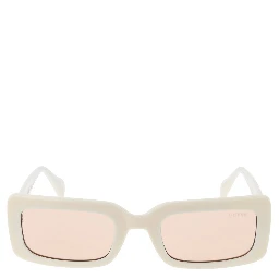 Beige Plastic Sunglasses