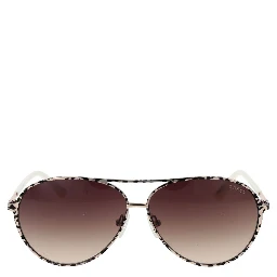 Cream Metal Sunglasses