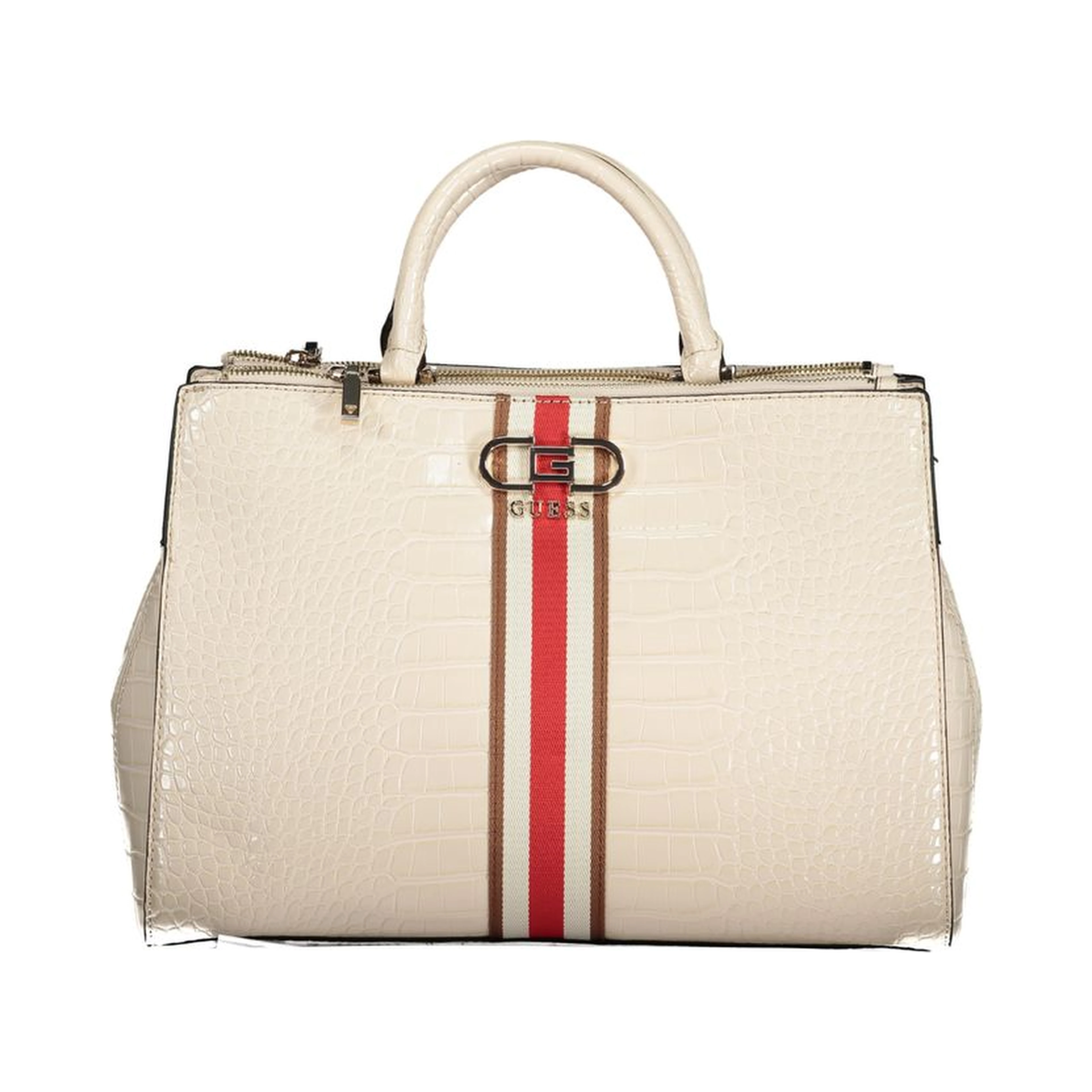 Beige Polyethylene Handbag