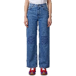 Anagram baggy jeans in denim