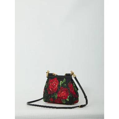 Small Sicily handbag in Red Rose